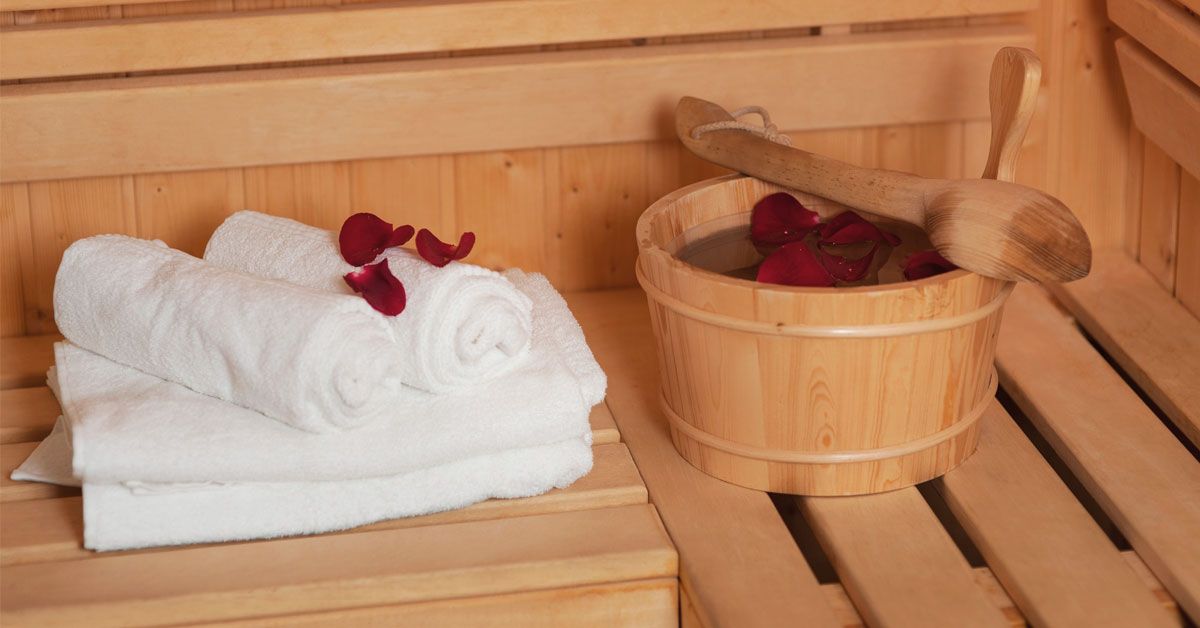 Sauna de spa en Ibiza