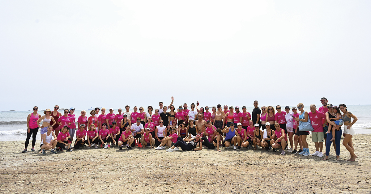 participantes clase stretching