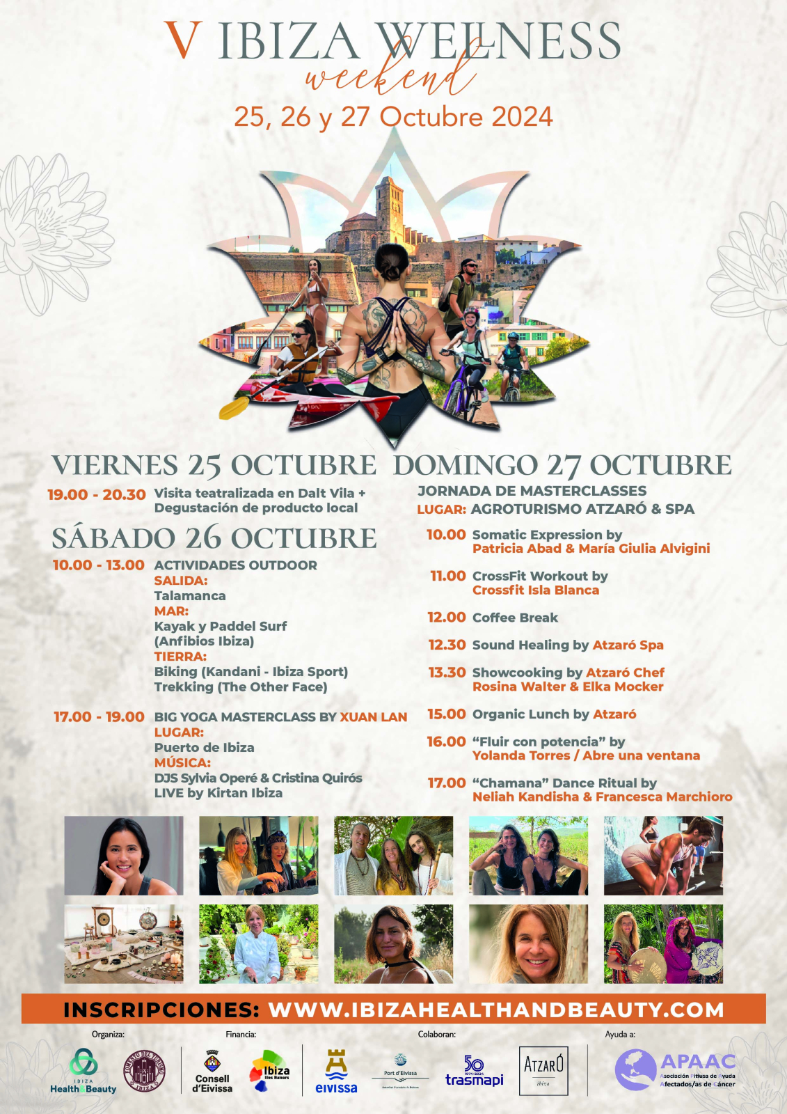 V Ibiza Wellness Weekend 25, 26 i 27 d'octubre 2024