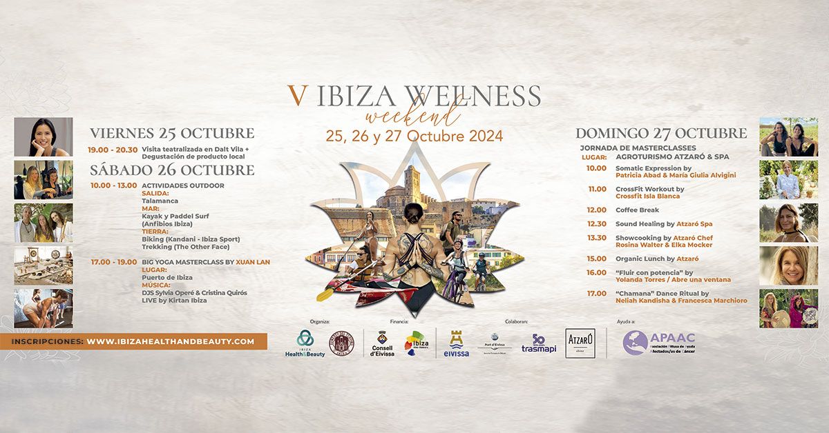 Poster Ibiza Wellness Weekend 2024